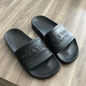 Rag and Bone black slides